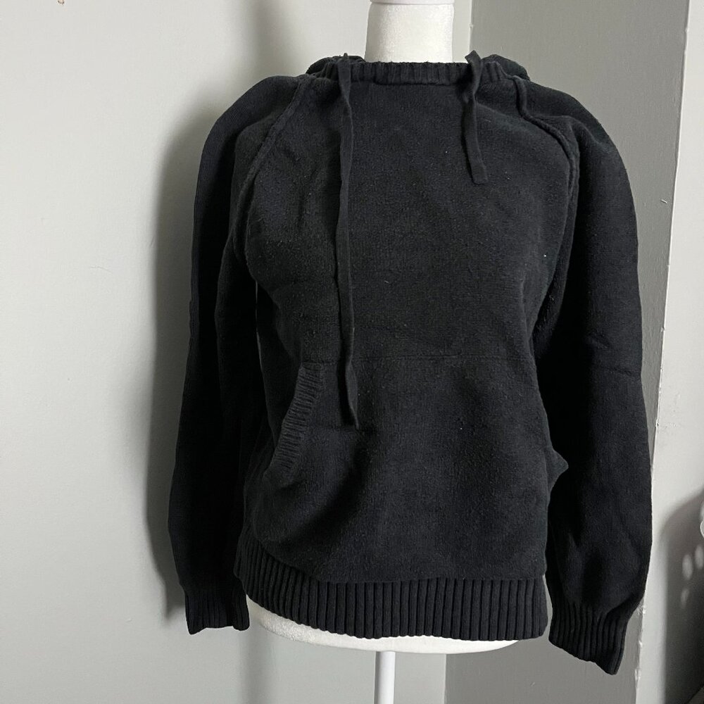 Goodfellow & Co. Thermal Black Hoodie Size Medium - M - Thick Material